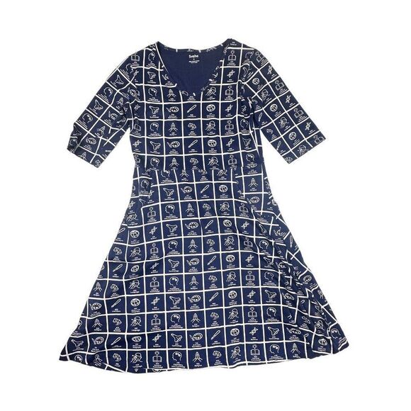 Svaha Dewey Decimal Classification Katherine Dress Womens Size 6 - Picture 6 of 7